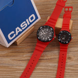 Casio couple watch waterproof with box #CA1706/1707