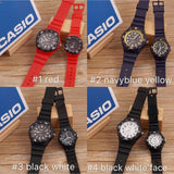 Casio couple watch waterproof with box #CA1706/1707