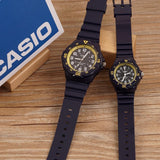 Casio couple watch waterproof with box #CA1706/1707
